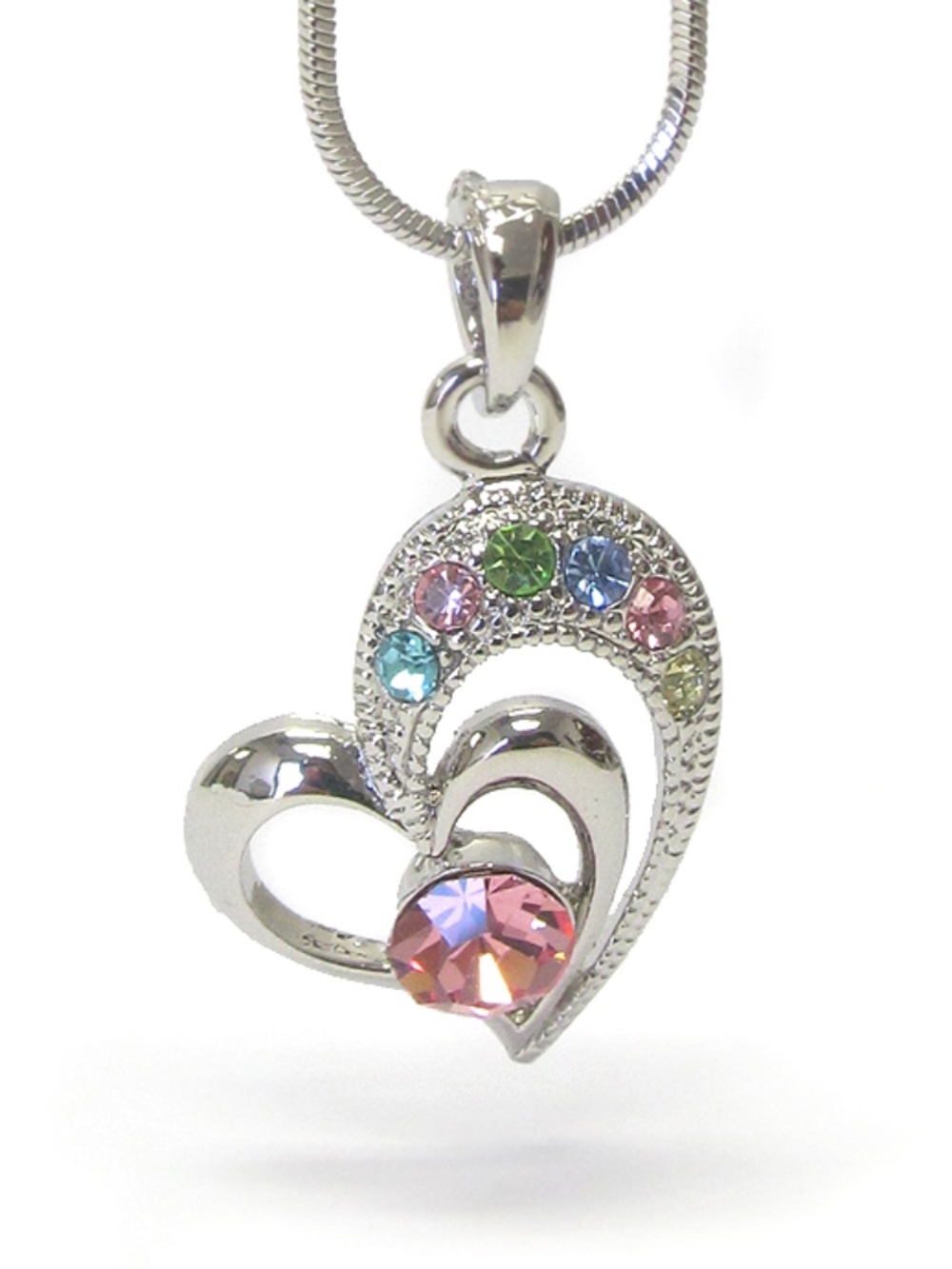 Austrian Crystal Heart Necklace